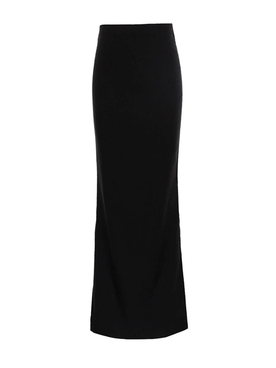 Bodycon Column Solid Color Skirts Bottoms - Image 5