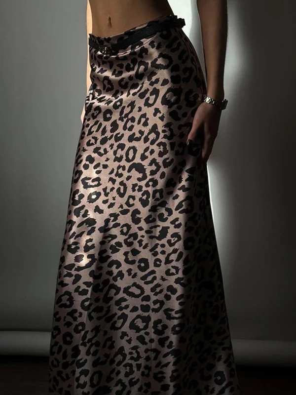 Bodycon High Waisted Leopard Skirts Bottoms - Image 7