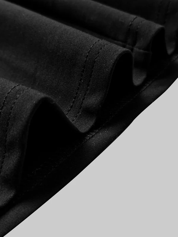 Bodycon Long Sleeves Asymmetric Split-Joint High Neck Maxi Dresses - Image 7