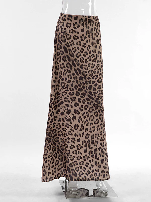 Bodycon Mermaid Leopard Skirts Bottoms - Image 11