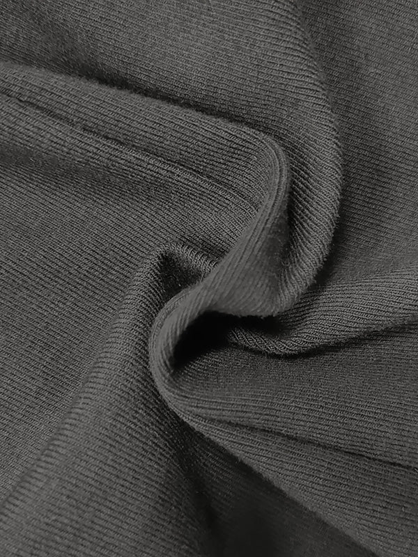 Bodycon Sleeveless Hollow Pleated Solid Color Split-Joint Mock Neck Maxi Dresses - Image 9