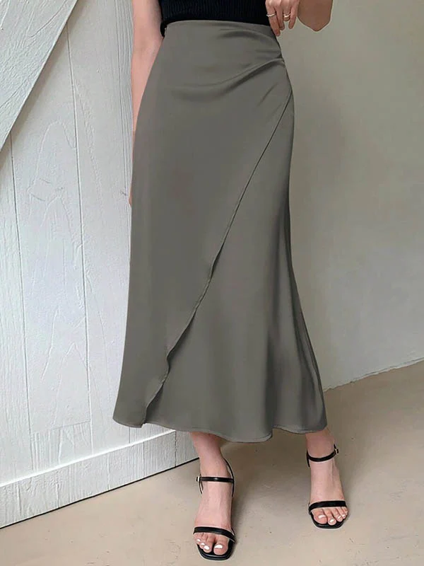 Bodycon Solid Color Skirts Bottoms - Image 13