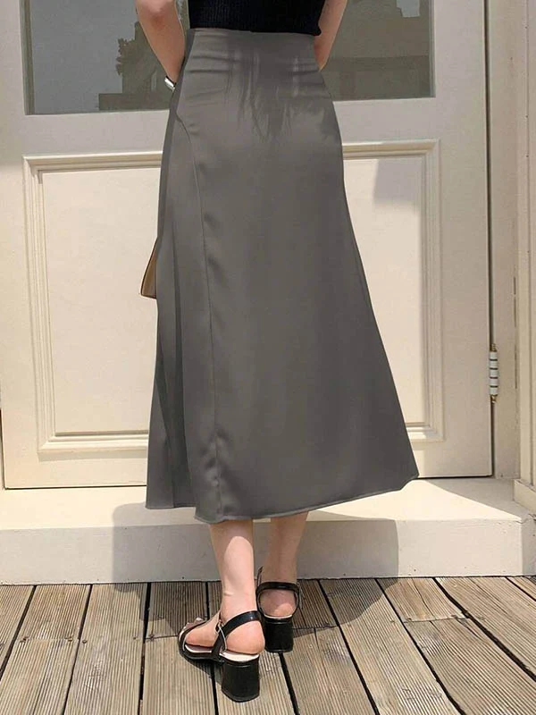 Bodycon Solid Color Skirts Bottoms - Image 14