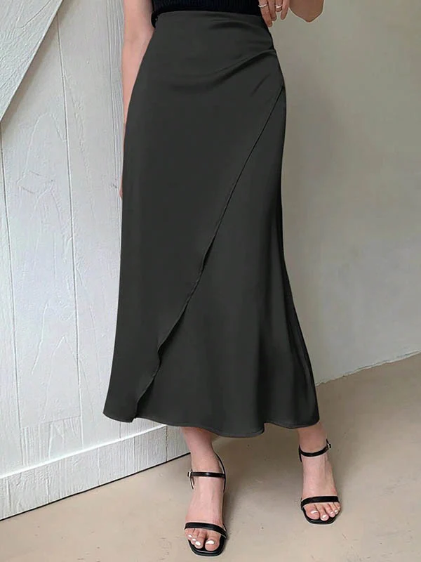 Bodycon Solid Color Skirts Bottoms - Image 3
