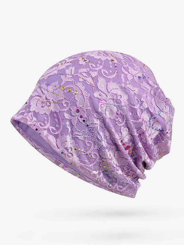 Bohemia Cotton Floral Hat Accessories - Image 5