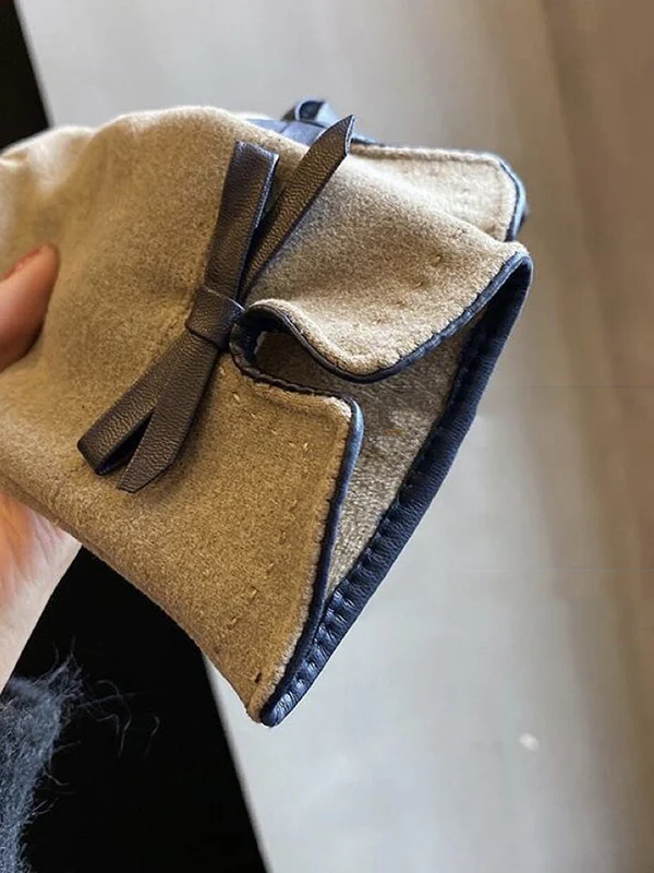 Bow-Embellished Split-Joint Gloves - Image 8