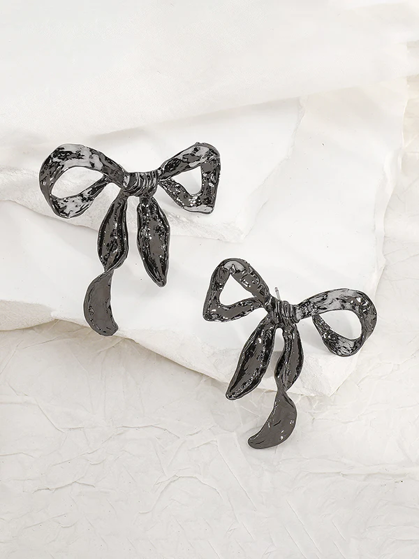 Bowknot Drop Earrings - Image 6