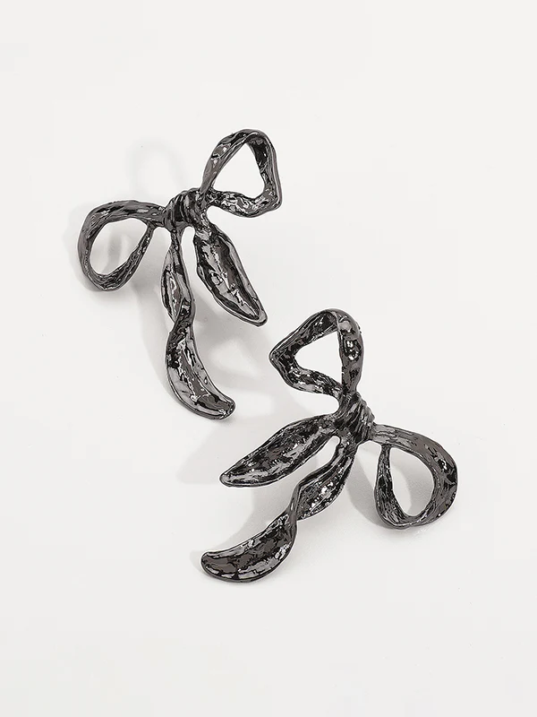 Bowknot Drop Earrings - Image 7