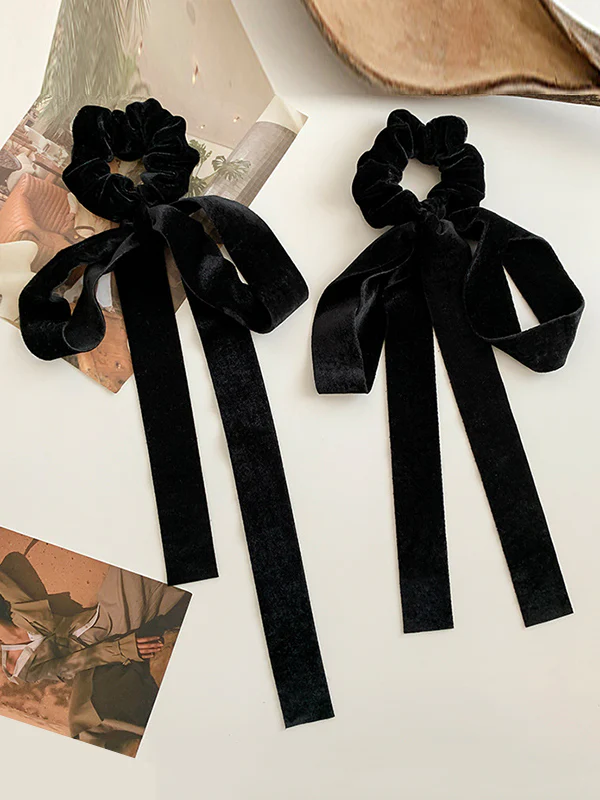 Bowknot Solid Color Hair Accessories - Image 4