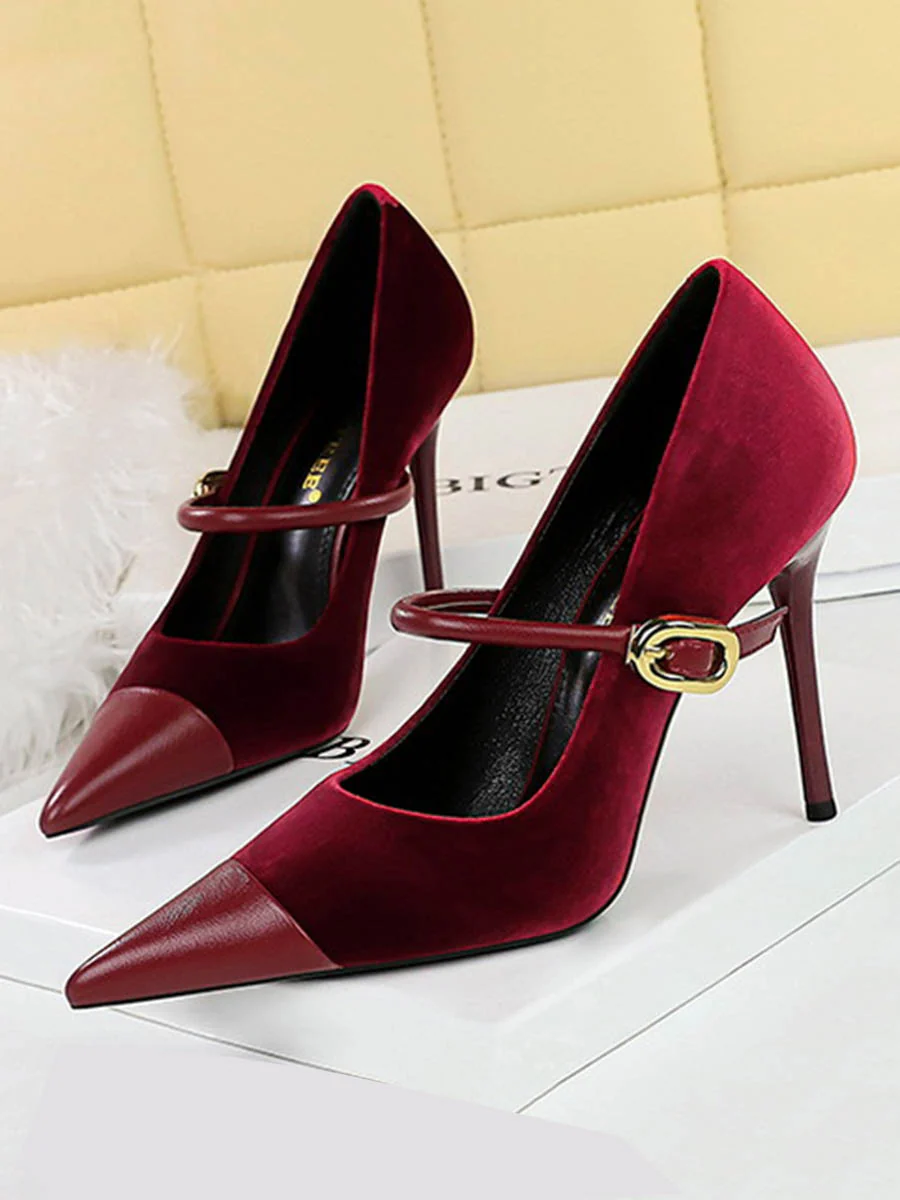 Buckle Pointed-Toe Pumps - Image 11