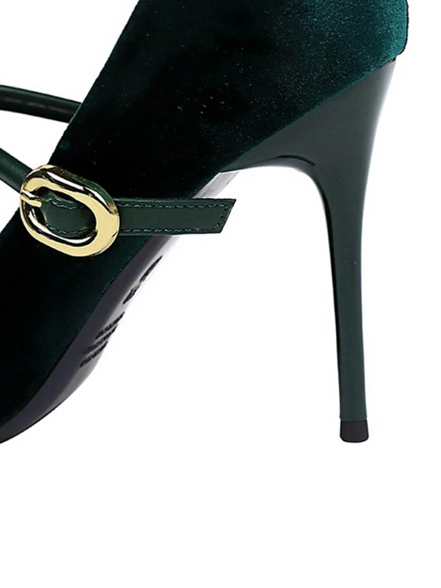 Buckle Pointed-Toe Pumps - Image 12