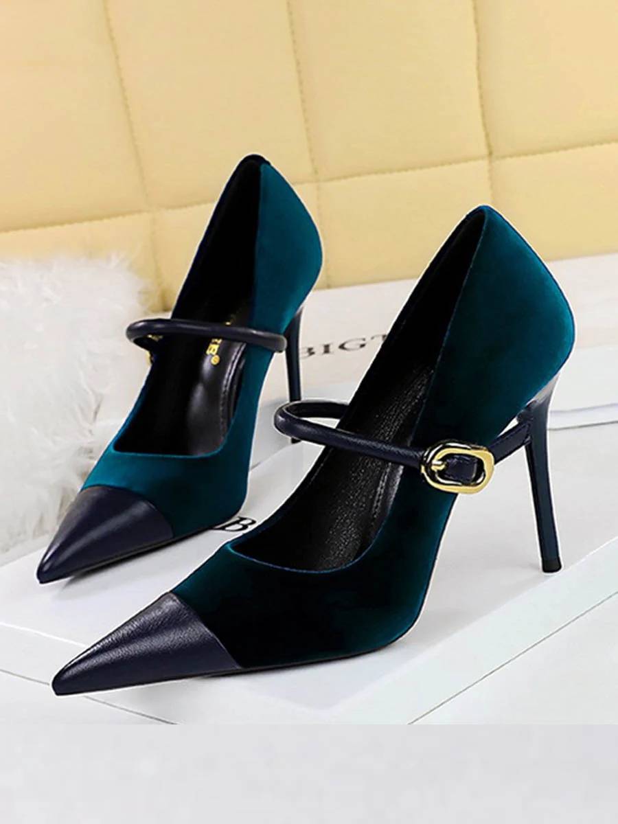 Buckle Pointed-Toe Pumps - Image 9