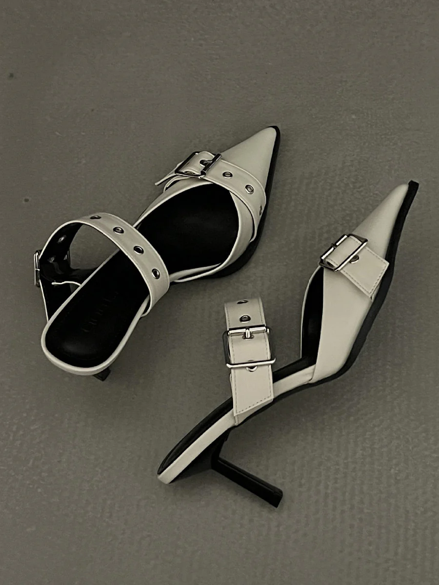 Buckle Pointed-Toe Pumps - Image 13