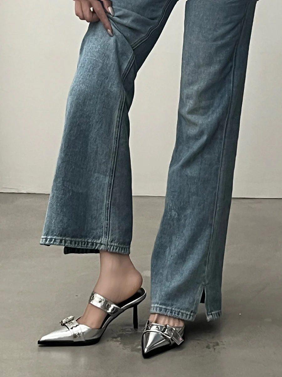 Buckle Pointed-Toe Pumps - Image 5