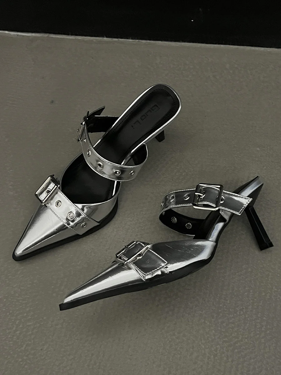 Buckle Pointed-Toe Pumps - Image 7
