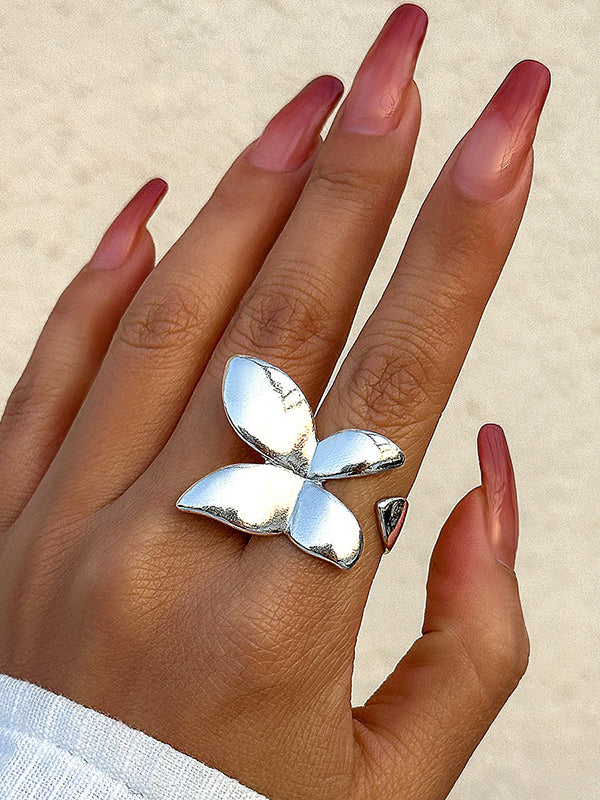 Butterfly Shape Geometric Rings Accessories - Image 3