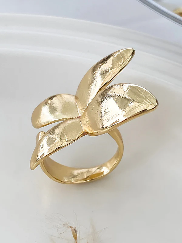 Butterfly Shape Geometric Rings Accessories - Image 4