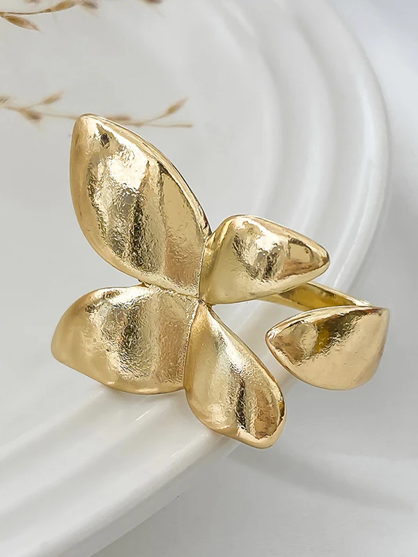 Butterfly Shape Geometric Rings Accessories - Image 5