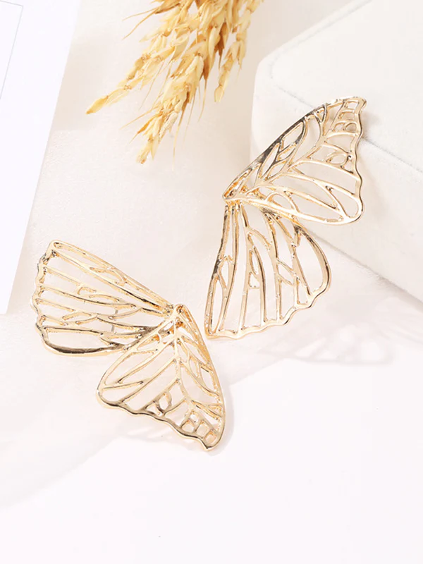 Butterfly Shape Hollow Earrings Accessories - Image 3