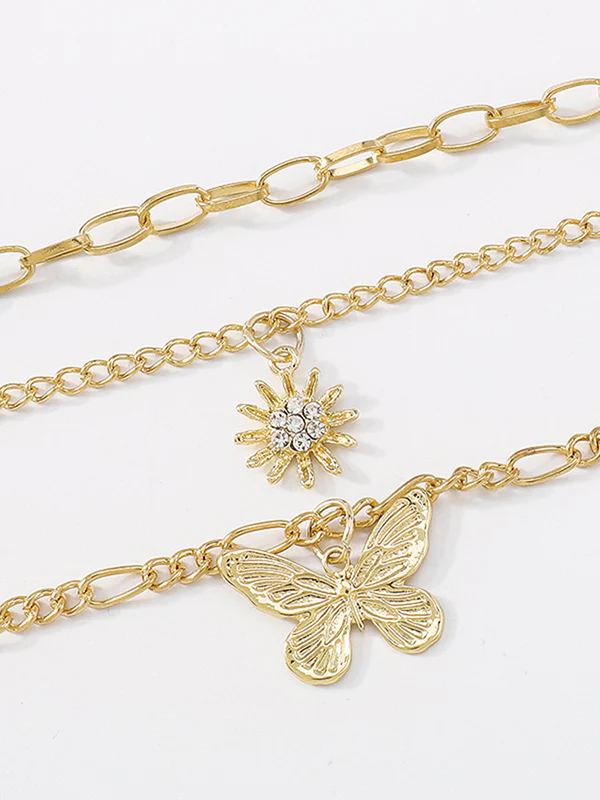 Butterfly Shape Layered Necklaces Accessories - Image 10