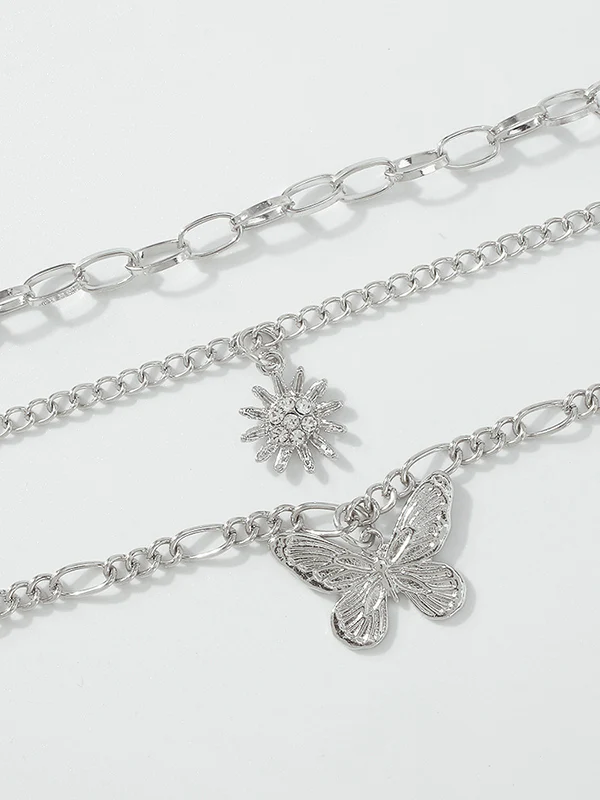 Butterfly Shape Layered Necklaces Accessories - Image 11