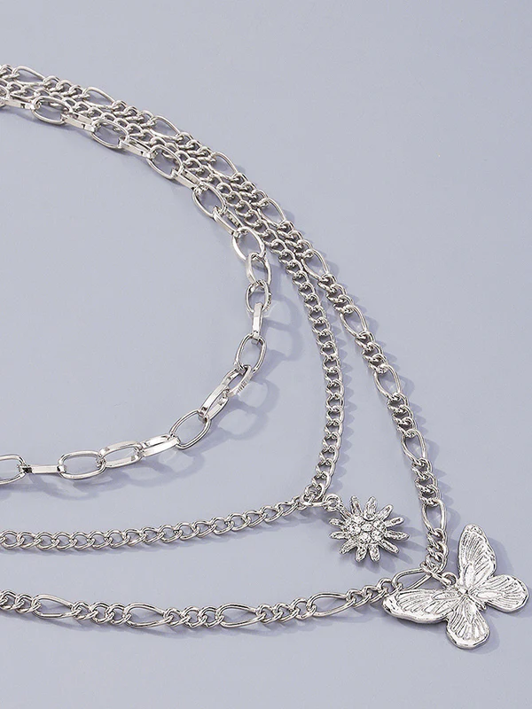 Butterfly Shape Layered Necklaces Accessories - Image 6