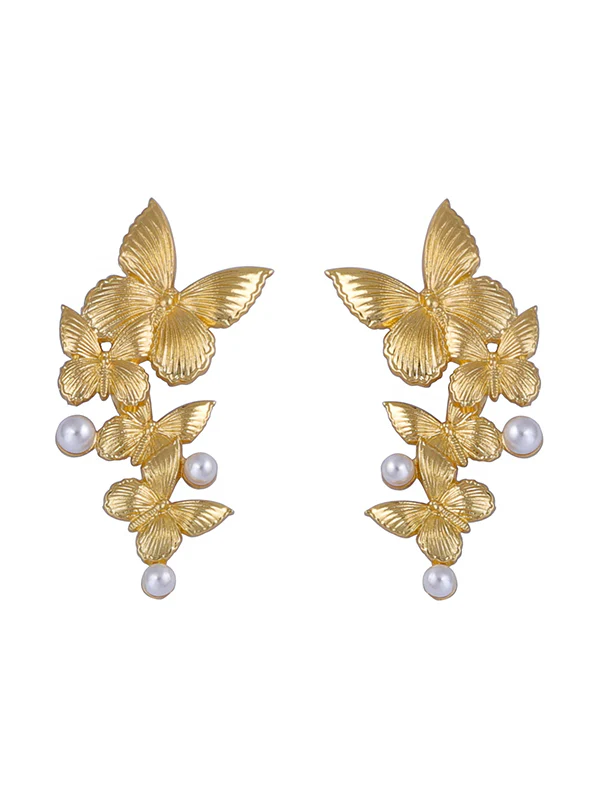 Butterfly Shape Shiny Earrings Accessories - Image 5