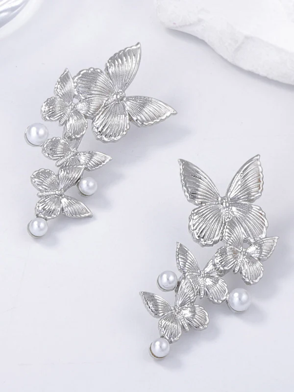Butterfly Shape Shiny Earrings Accessories - Image 7