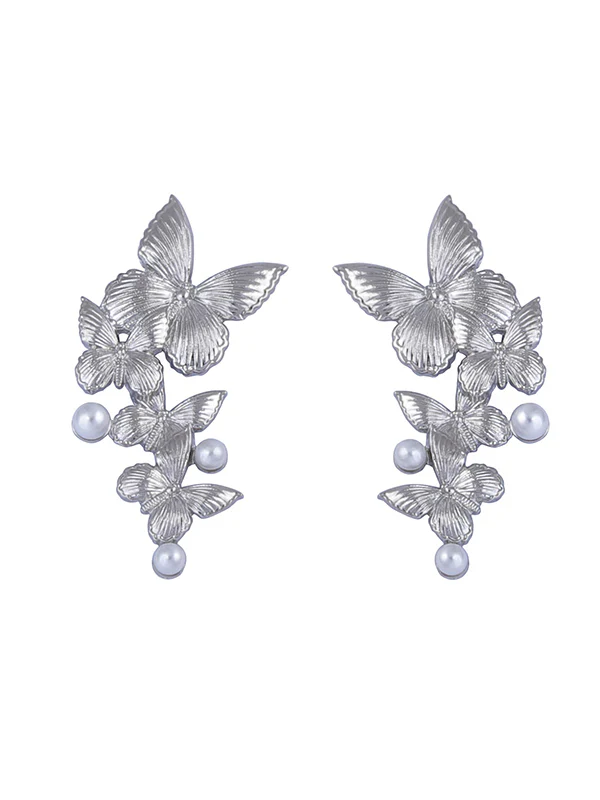 Butterfly Shape Shiny Earrings Accessories - Image 9