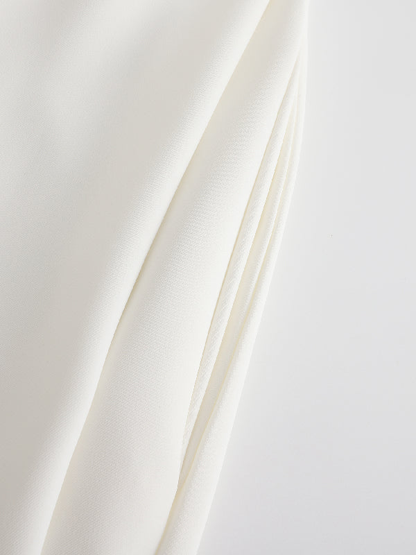 Cap Sleeve Wide Leg Solid Color Jumpsuits - Image 11
