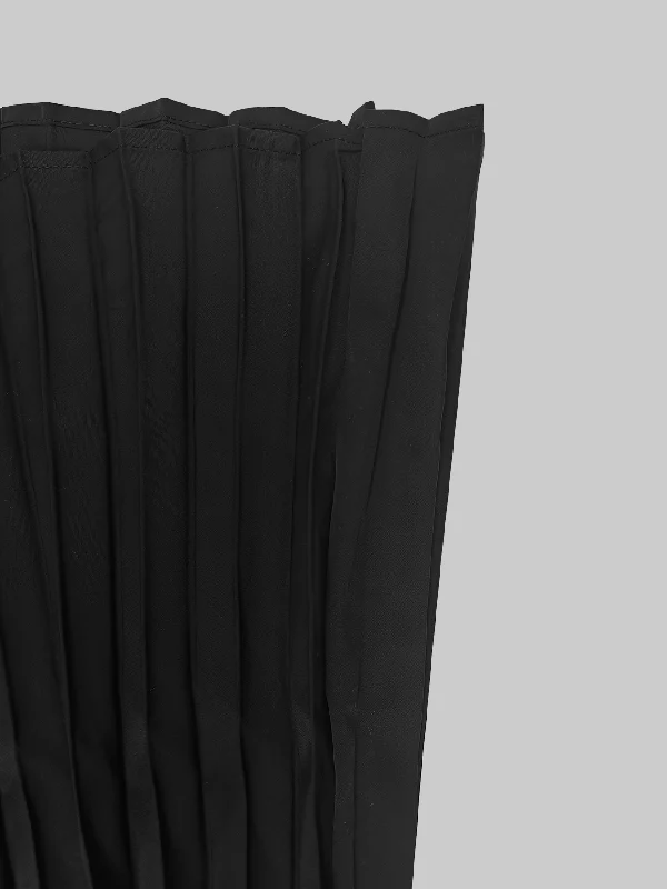 Cape High-Low Pleated Solid Color Split-Joint Round-Neck Evening Dresses Maxi Dresses - Image 21