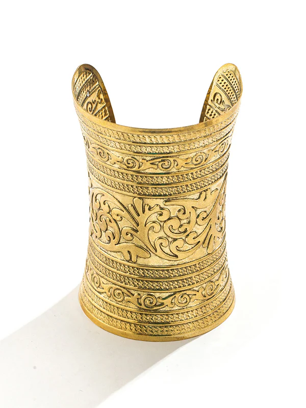 Carved Pattern Geometric Solid Color Bracelet Accessories - Image 8