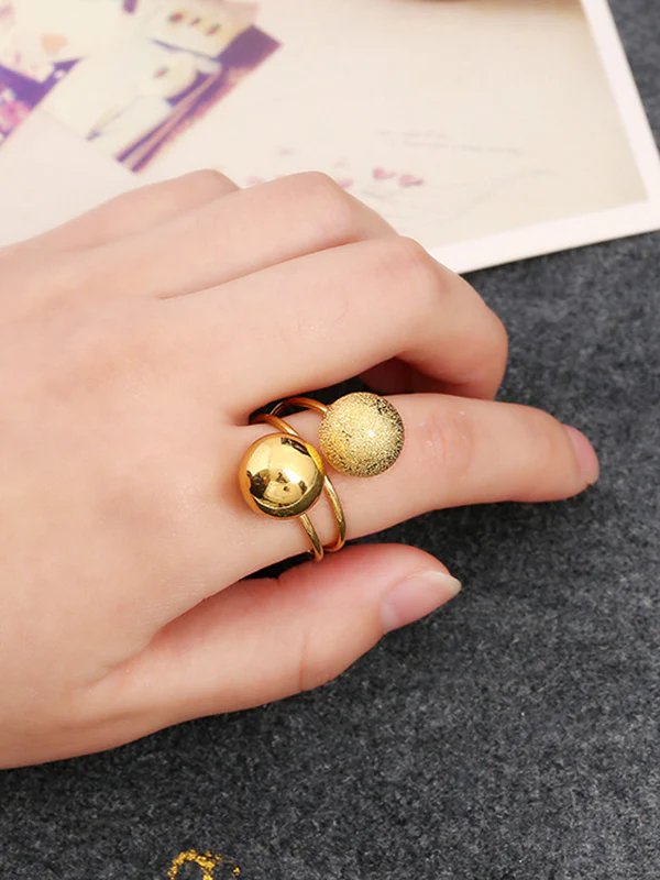 Casual Adjustable Geometric Rings Accessories - Image 2