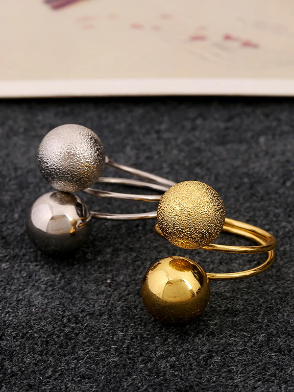 Casual Adjustable Geometric Rings Accessories - Image 3