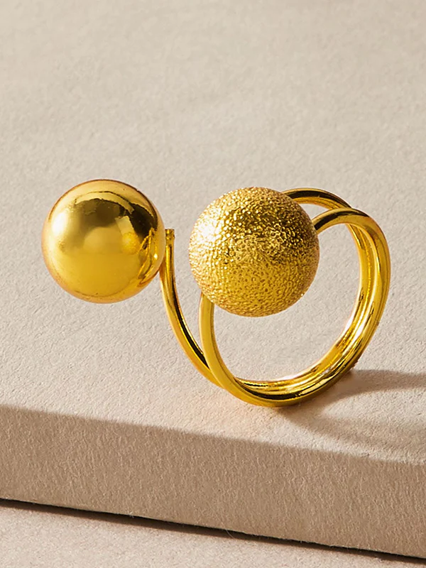 Casual Adjustable Geometric Rings Accessories - Image 6