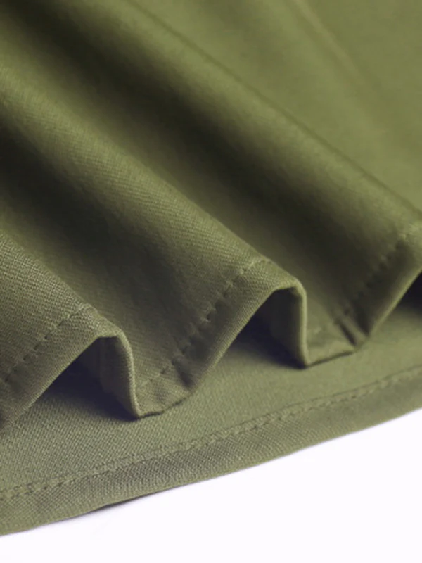 Casual Asymmetric Split-Joint Drawstring Vest Dress Outerwear - Image 12