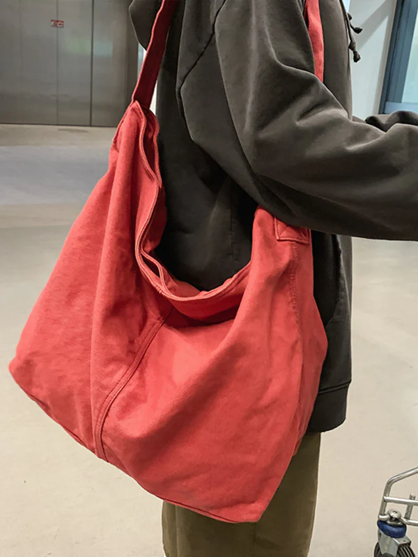 Casual Canvas Solid Color Bags Accessories - Image 11