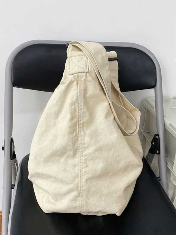 Casual Canvas Solid Color Bags Accessories - Image 20