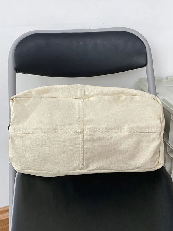 Casual Canvas Solid Color Bags Accessories - Image 21