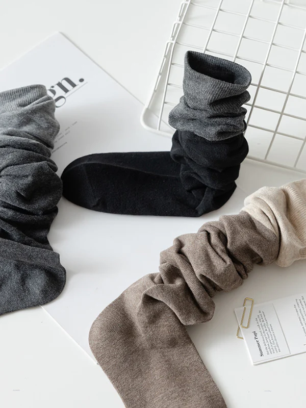 Casual Contrast Color Socks Accessories - Image 5