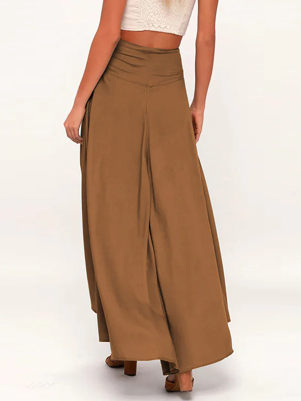 Casual Irregularity Solid Color Skirts Bottoms - Image 2