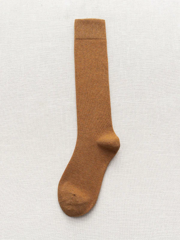 Casual Keep Warm Solid Color Socks Accessories - Image 26