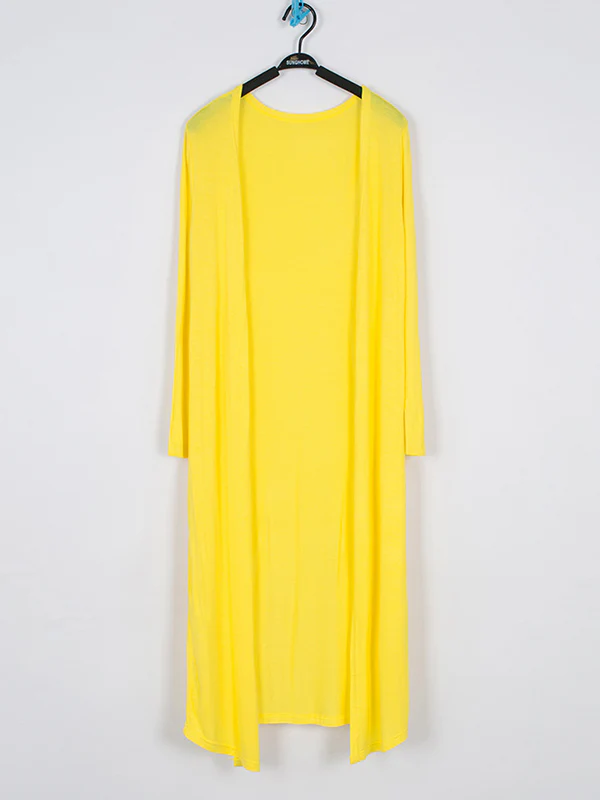 Casual Loose Long Sleeves Solid Color Outerwear - Image 11