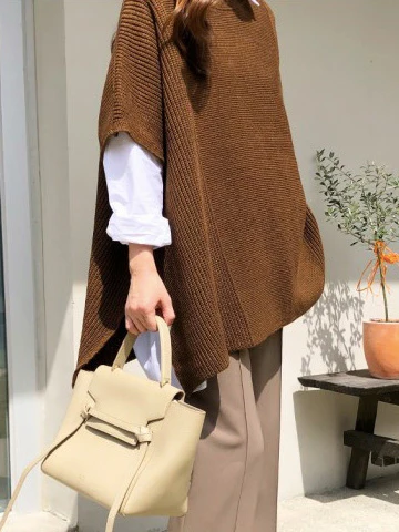 Casual Loose Split-Side Round-Neck Sweater Tops - Image 7
