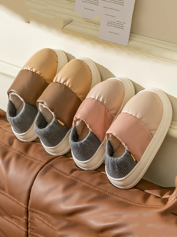 Casual Non-Slip Keep Warm Waterproof Flat Shoes - Image 4