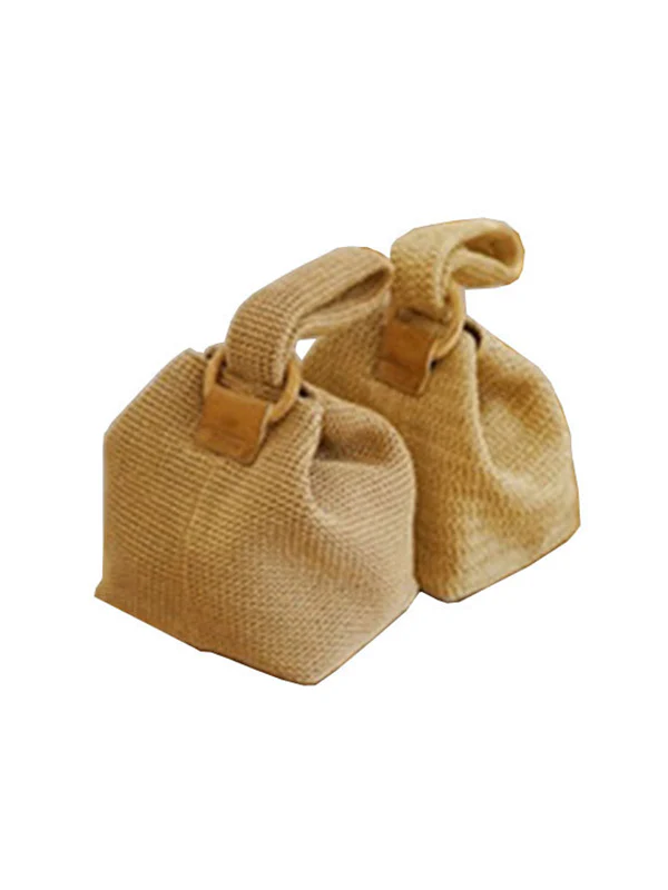 Casual Simple Weave Handbag - Image 12