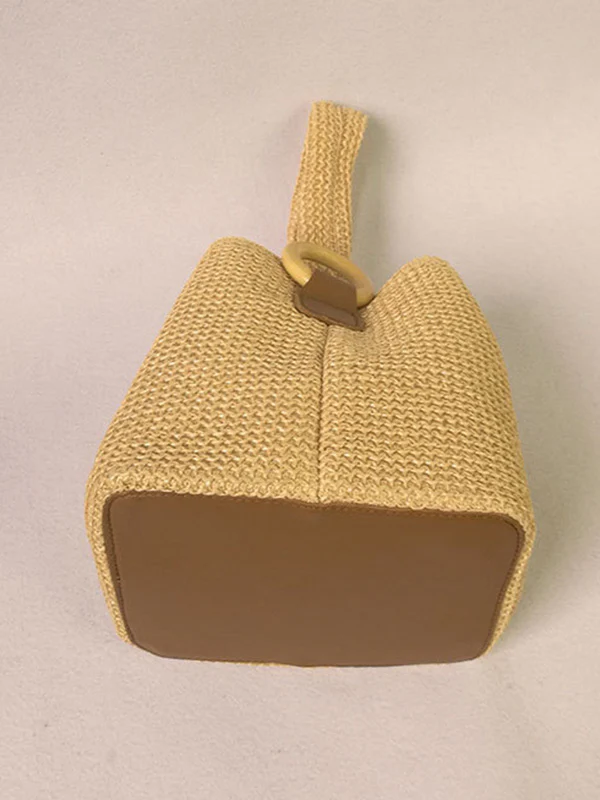 Casual Simple Weave Handbag - Image 9