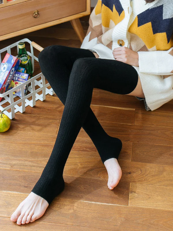 Casual Skinny Keep Warm Solid Color Leg Warmers Accessories - Image 10