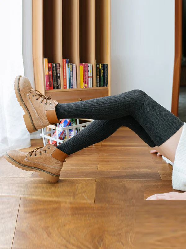 Casual Skinny Keep Warm Solid Color Leg Warmers Accessories - Image 5