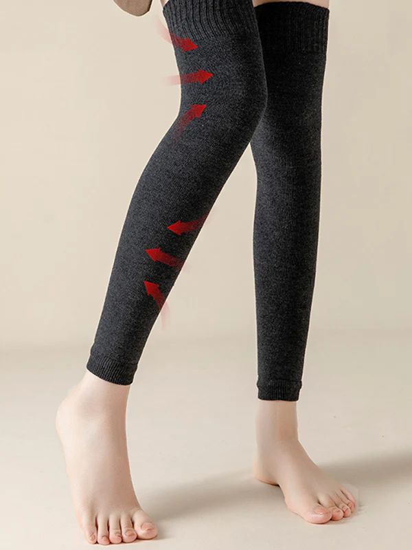 Casual Skinny Keep Warm Solid Color Leg Warmers Accessories - Image 14
